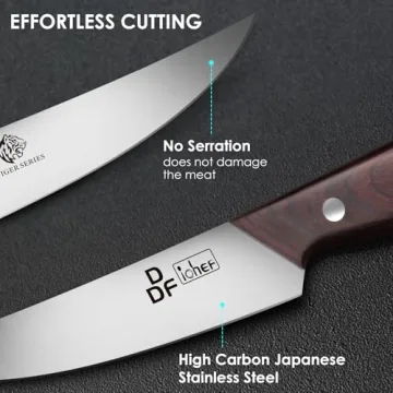 DDF iohEF 6-Piece Steak Knife Set for Quality Dining