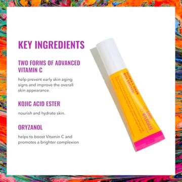 Good Molecules Vitamin C Serum with Oryzanol - Facial Serum for Firm, Youthful Skin Tone - Collagen Production, Anti-Aging, and Skin Repair