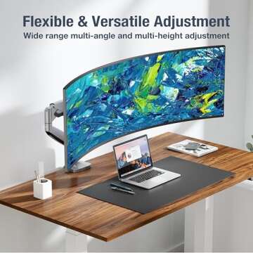 AVLT Monitor Arm – Ergonomic Desk Mount for 17"-45" Screens