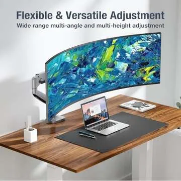 AVLT Monitor Arm – Ergonomic Desk Mount for 17"-45" Screens
