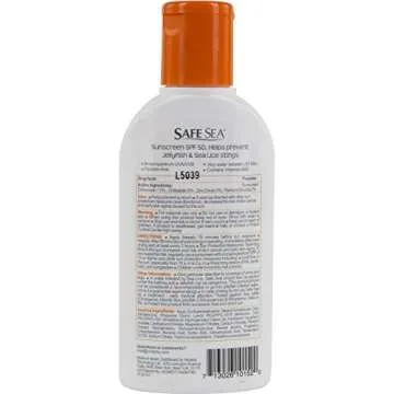 Safe Sea Anti-jellyfish Sting Protective Lotion - SPF50 - Hypoallergenic Jellyfish & Sea Lice Preven...
