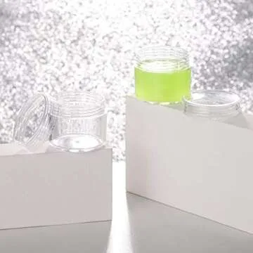 100 Count Clear Plastic Sample Containers for All Uses