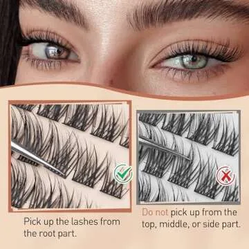Natural Wispy Lash Clusters for Stunning Looks