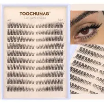 Natural Wispy Lash Clusters for Stunning Looks