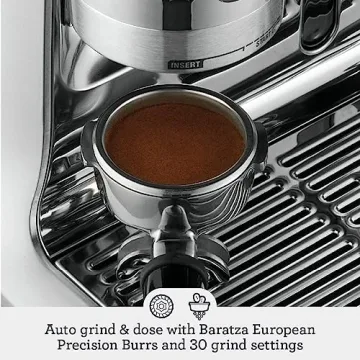 Breville Barista Pro Espresso Machine in Black Truffle