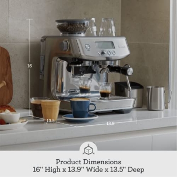 Breville Barista Pro Espresso Machine in Black Truffle