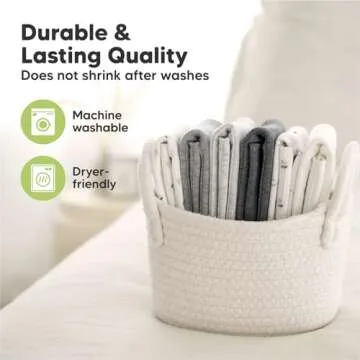 KeaBabies 6-Pack Large Burp Cloths - Super Absorbent & Soft