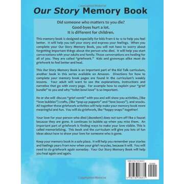 Our Story: A Memory Book for Kids Addressing Grief