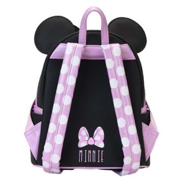 Loungefly Disney Minnie Floral Rock The Dots Mini Backpack