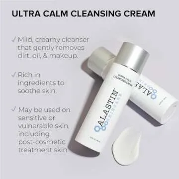 ALASTIN Skincare Ultra Calm Cleansing Cream Face Wash (5 oz) | Hydrating, Nourishing Daily Face Clea...