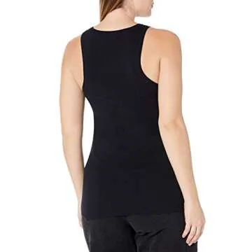 The Drop Women's @lucyswhims Sleeveless Halter Crewneck Sweater Tank, Black, S