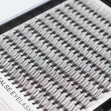 Bodermincer 20D 8-20mm To Choose 8-10-12-14mm MIX/14-16-18-20mm MIX rofessional Makeup Individual Cluster Eyelashes Grafting Fake False Eyelashes Eyelash Extension Individual Eyelash Bunche (20D-8mm)
