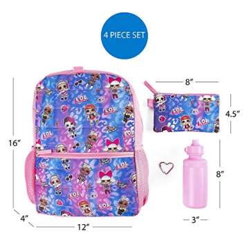 Shop LOL Surprise 4-Pcs Backpack Set with Accessories