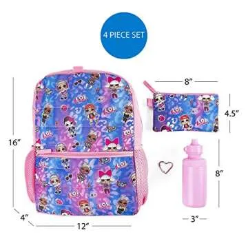 Shop LOL Surprise 4-Pcs Backpack Set with Accessories
