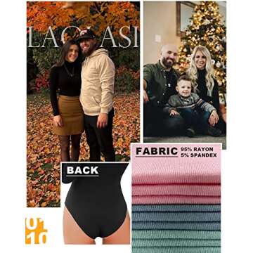 LAOLASI Turtle High Neck Long Sleeves Plus Size Slim Fit Casual Basic Soft Bodysuit Shirts for Women, Khaki, XXL