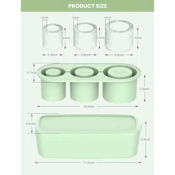 Premium Ice Cube Trays for 40Oz Tumblers - 3Pcs