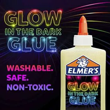 Elmer's Glow in the Dark Glue for Creative Slime Fun