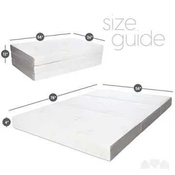 Milliard Trifold Mattress: Portable & Comfortable Sleep Solution