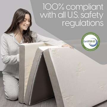 Milliard Trifold Mattress: Portable & Comfortable Sleep Solution