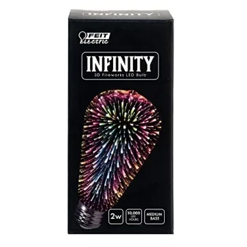 Feit Electric 3D Fireworks LED Bulb Multicolor ST19 Design