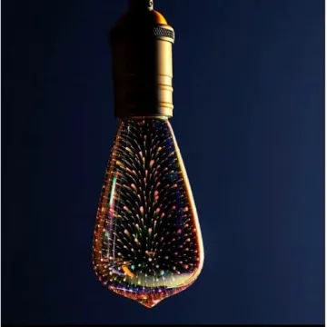 Feit Electric 3D Fireworks LED Bulb Multicolor ST19 Design