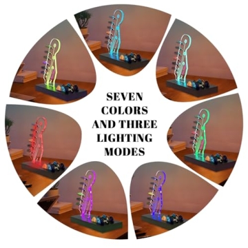 Light Up Wooden Guitar Pick Holder for Guitarists