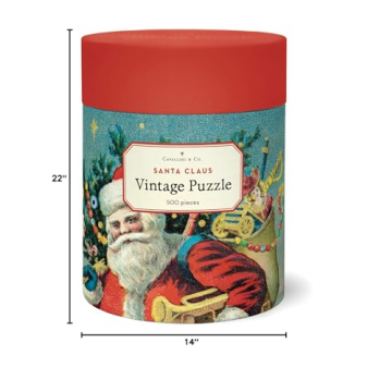 Cavallini Santa Claus 500 Piece Puzzle for Family Fun