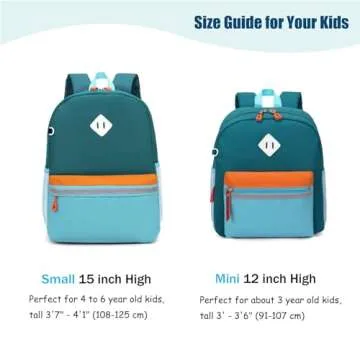 HawLander Little Kids Backpack for Boys Age 3-6