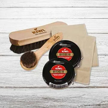 KIWI Shoe Shine Kit - Long-Lasting Protection and Shine