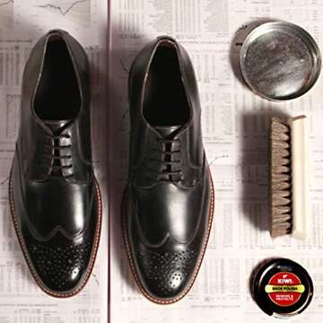 KIWI Shoe Shine Kit - Long-Lasting Protection and Shine