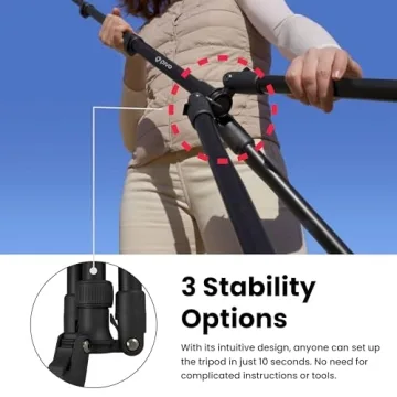 Pivo 63" Extendable Tripod for DSLR & Smartphones