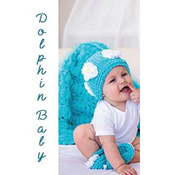 Himalaya Dolphin Baby Yarn Knitting Yarn 2 Skeins 264 Yards 2x100gram Super Bulky Baby Blanket Yarn ...