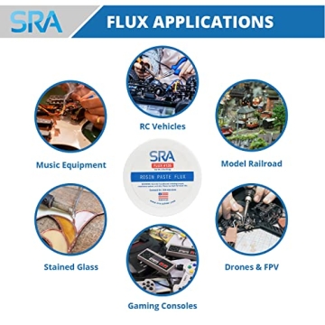 SRA Solder 135 Rosin Paste for Clean Electronics Soldering