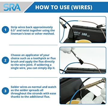 SRA Solder 135 Rosin Paste for Clean Electronics Soldering