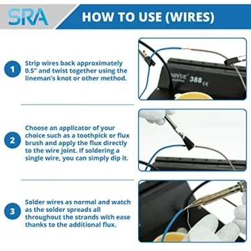 SRA Solder 135 Rosin Paste for Clean Electronics Soldering