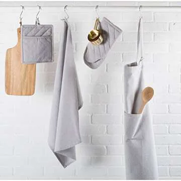 DII Cotton Chambray Kitchen Pot Holder Set - 2 Piece