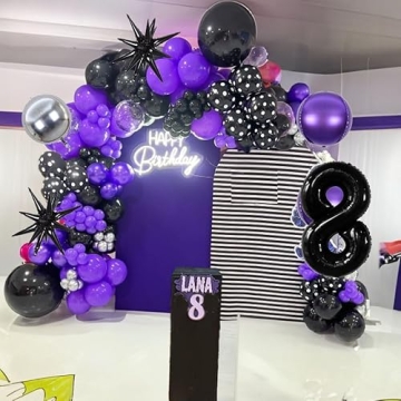 Stylish Balloon Kit for Birthdays and Celebrations 127Pcs