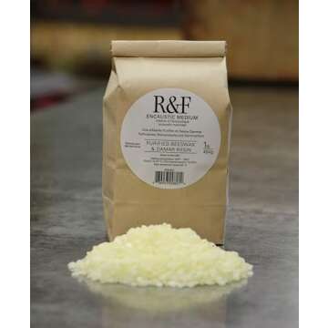 R&F Handmade Paints Encaustic Medium Bagged Paint, 1-Pound