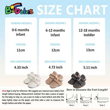 Babelvit Baby Booties – Soft, Non-Skid Winter Slippers