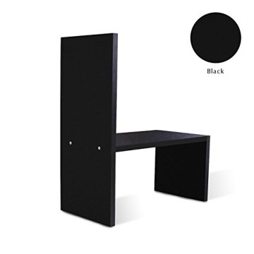 Jerry & Maggie Desktop Organizer Office Storage Rack Adjustable Wood Display Shelf | Birthday Gifts Toy Home Decor Free Style Rotation Display True Natural Stand Shelf (Black)