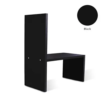 Jerry & Maggie Desktop Organizer Office Storage Rack Adjustable Wood Display Shelf | Birthday Gifts Toy Home Decor Free Style Rotation Display True Natural Stand Shelf (Black)