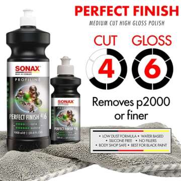 SONAX Perfect Finish 250ml | Scratch and Swirl Remover Polish | Machine Polish | Paint Correction Po...