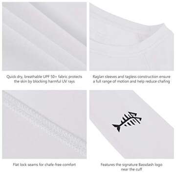 BASSDASH UV Protection T-Shirt for Outdoor Activities
