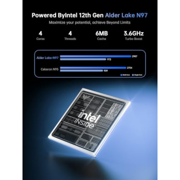 KAIGERR AX15 Laptop - Intel N97, 16GB RAM, 15.6" IPS Display