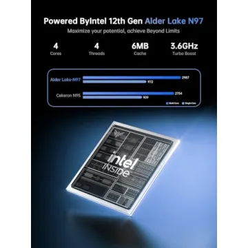 KAIGERR AX15 Laptop - Intel N97, 16GB RAM, 15.6" IPS Display