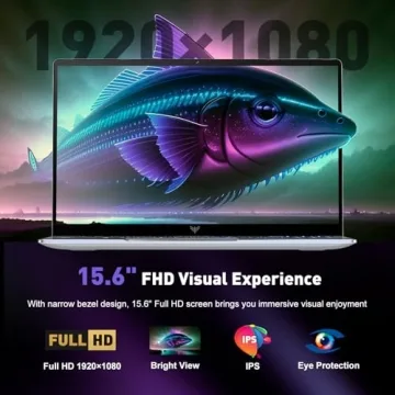 KAIGERR AX15 Laptop - Intel N97, 16GB RAM, 15.6" IPS Display