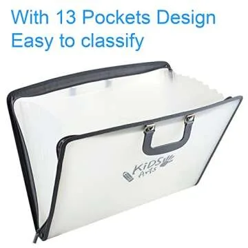 Acocony 11x17 Accordion File Organizer for Artwork