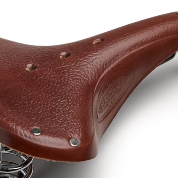Brooks B67 Honey Leather Bike Saddle with Springs