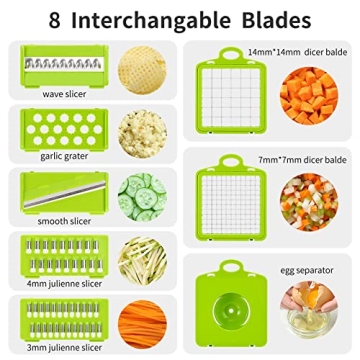 Senbowe 13-in-1 Vegetable Chopper for Effortless Meal Prep