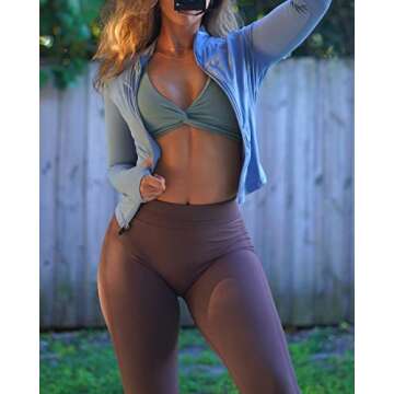 Danysu Women’s Stylish Strappy Sports Bra for Workouts